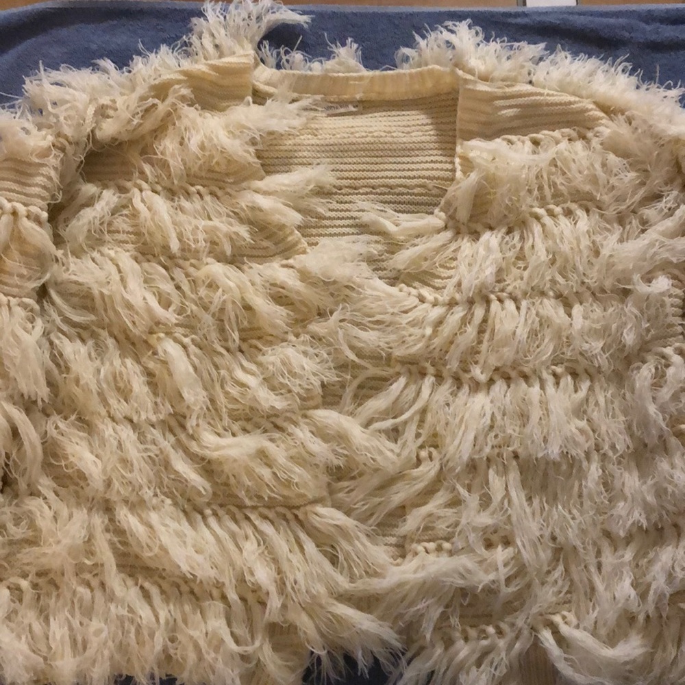 Shaggy cardigan
